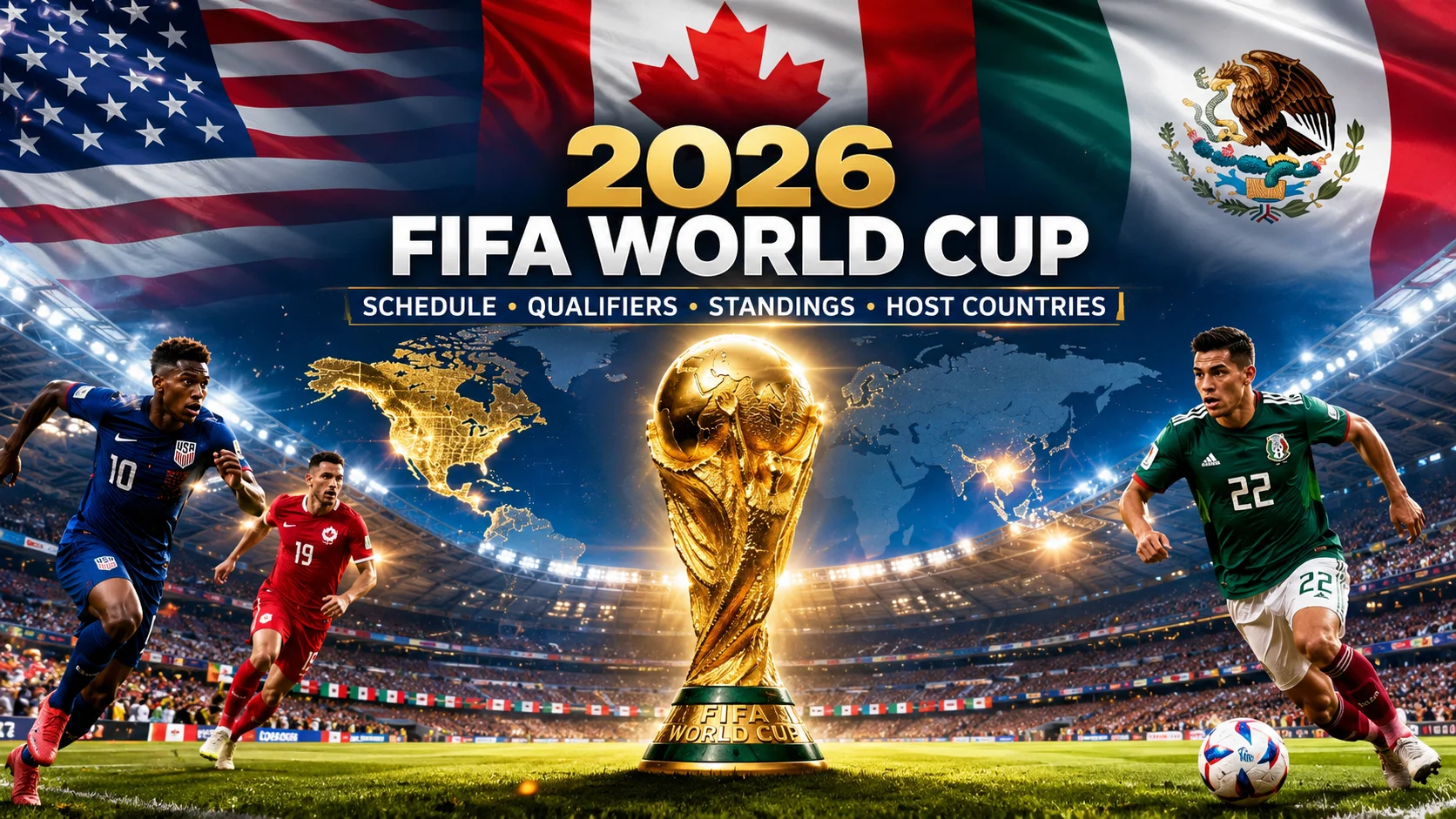 2026 FIFA World Cup: Schedule, Qualifiers, Standings, Dates, Format & Everything You Need to Know