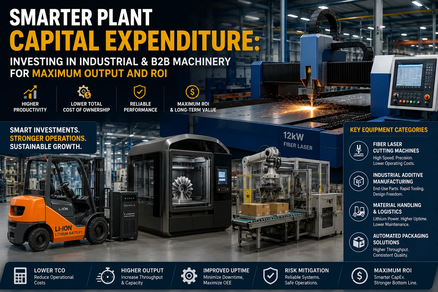 Smarter Plant Capital Expenditure: Investing in Industrial & B2B Machinery for Maximum Output and ROI