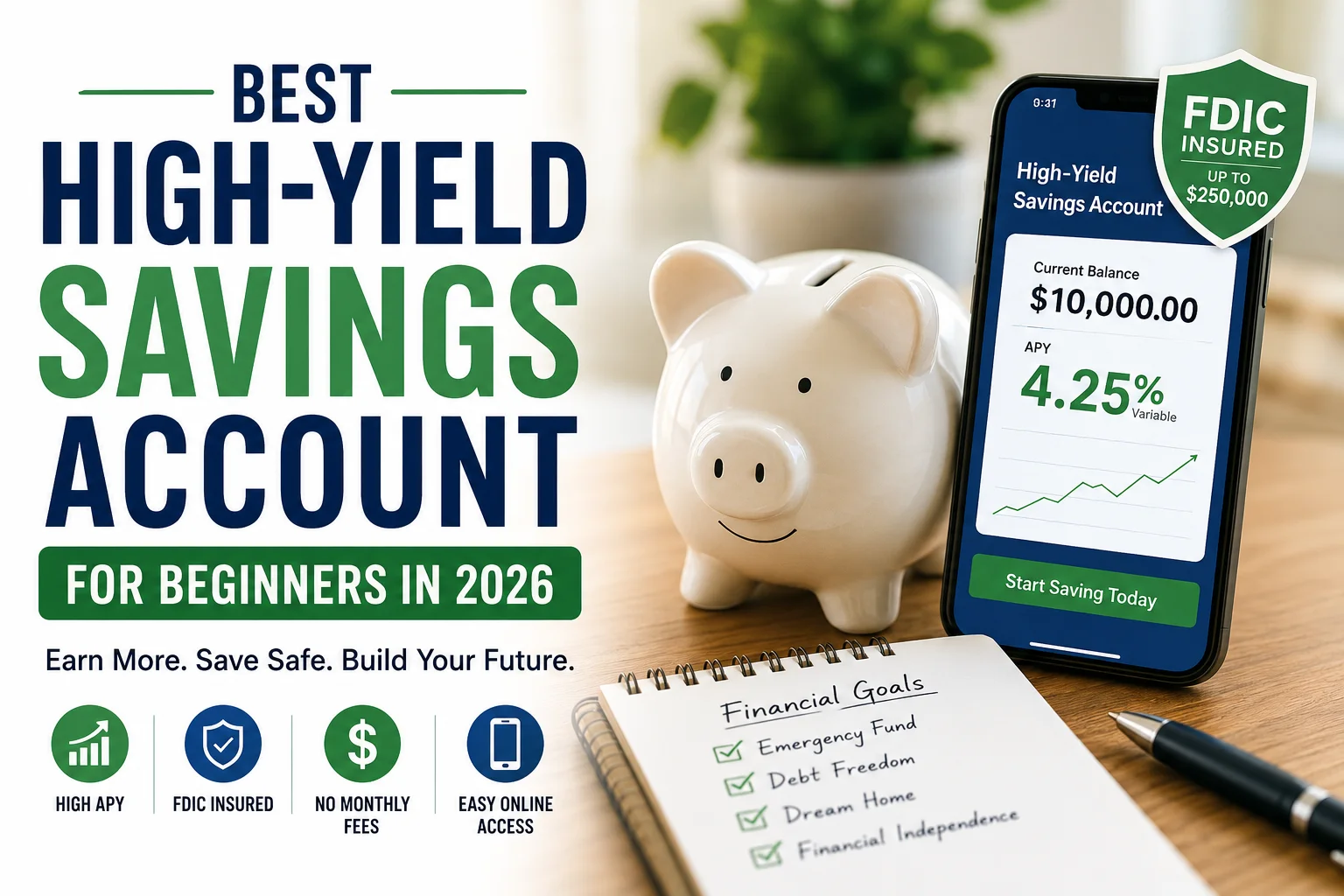 Best High-Yield Savings Account for Beginners in 2026