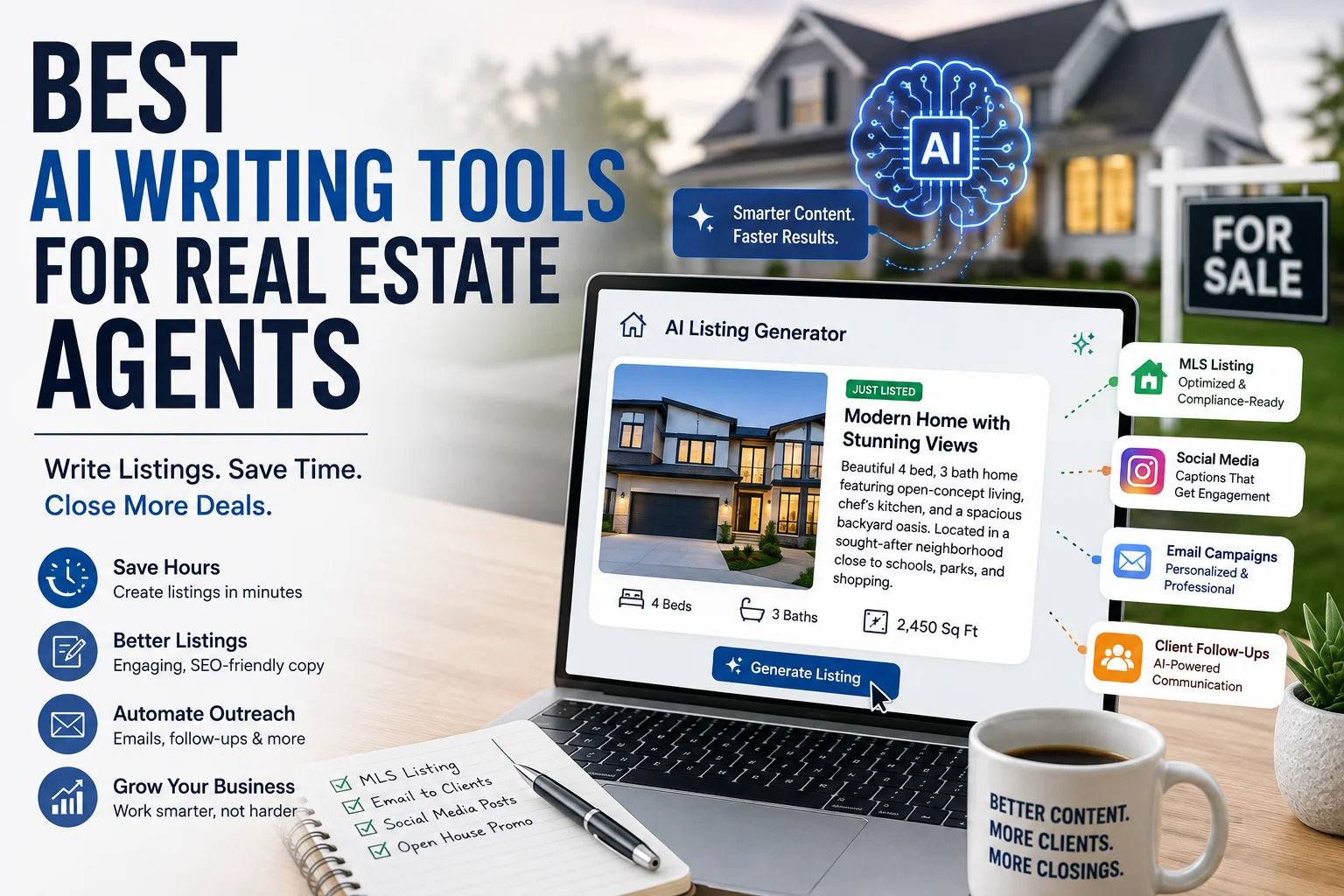 Best AI Writing Tools for Real Estate Agents 2026