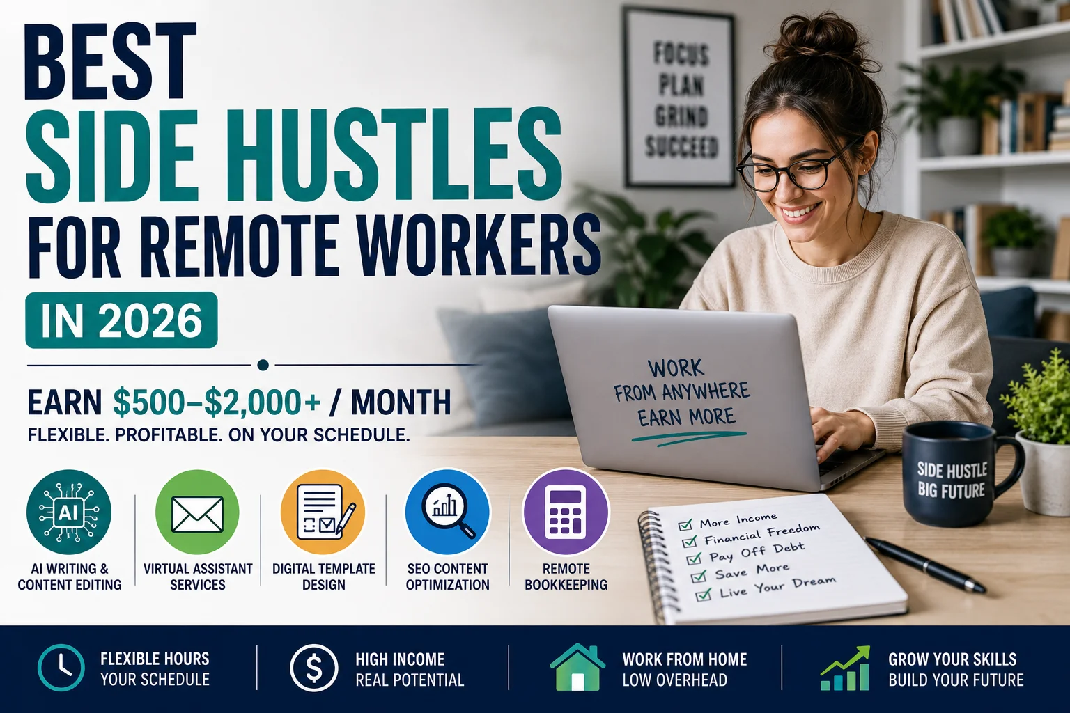 Best Side Hustles for Remote Workers 2026