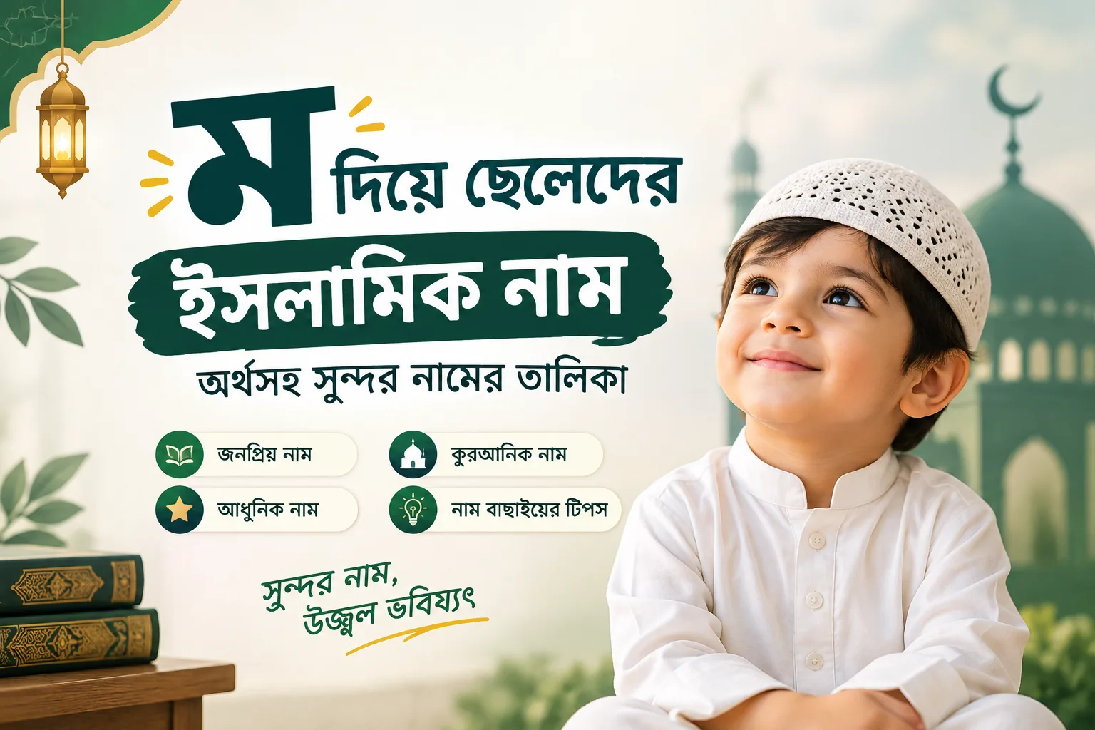 ম দিয়ে ছেলেদের ইসলামিক নাম ও অর্থ